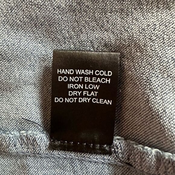 Iris Denim Dress Sexy Short Stretchy Sleeveless Front Zipper Club Party - Picture 14 of 14